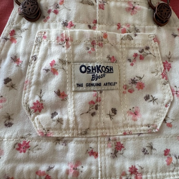 NWT OshKosh Floral Jumper with Matching Onsie - Picture 2 of 9